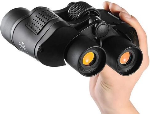 60x60 High Magnification Binoculars - Dual Cylinder Telescope with Coordinate System, Low Light Performance, Red Film Optics in Saudi Arabia