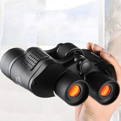 60x60 High Magnification Binoculars - Dual Cylinder Telescope with Coordinate System, Low Light Performance, Red Film Optics in Saudi Arabia