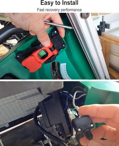 طاولة منشار زر الضغط على مفتاح Hitachi Metabo HPT C10RJ C10RJSM جدول منشار استبدال 371450 ، تصميم زر مقاوم للماء ، ومقاوم الغبار ، 6 دبوس in Kuwait