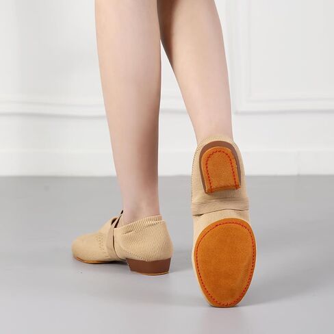 Women's Latin Dance Practice Shoes Beginner 1" Low Heel Standard Ballroom Social Dance Sneaker in Kuwait