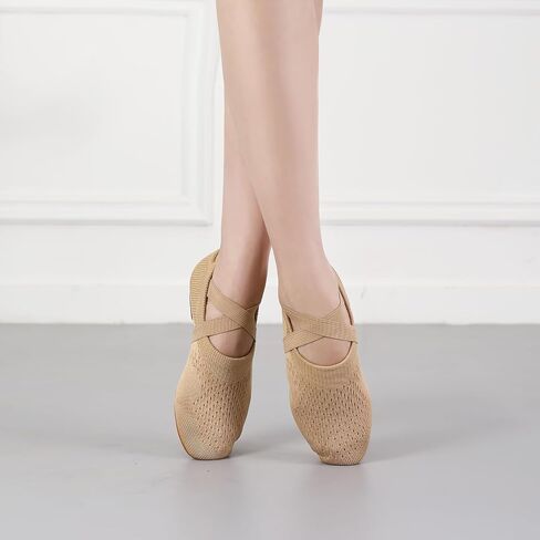 Women's Latin Dance Practice Shoes Beginner 1" Low Heel Standard Ballroom Social Dance Sneaker in Kuwait