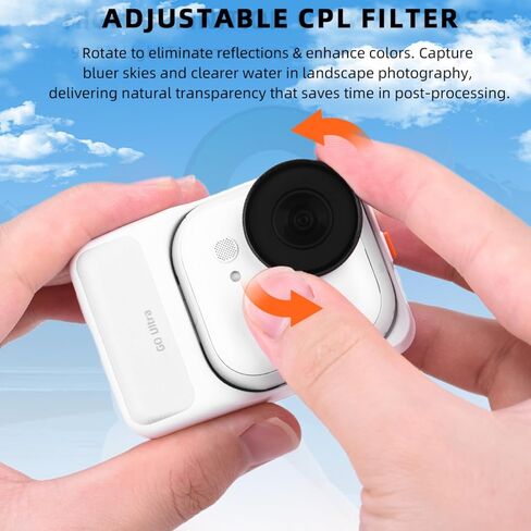 Lens Filter Set for Insta360 Go Ultra,Filter Kit for Insta360 Go Ultra Camera (UV) in Saudi Arabia