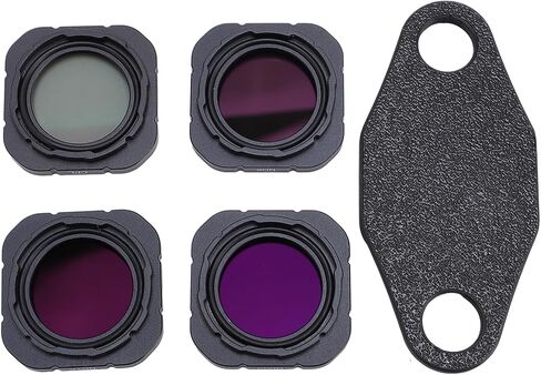 yunseity action camera camera filter cendens filter nd filters with cpl coll dolarizer ، nd8 nd16 nd32 filter for pro 2 action camera accessories in Saudi Arabia