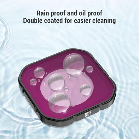 yunseity action camera camera filter cendens filter nd filters with cpl coll dolarizer ، nd8 nd16 nd32 filter for pro 2 action camera accessories in Saudi Arabia