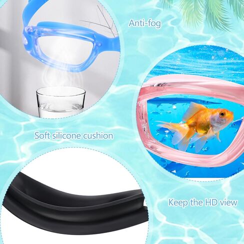 12 Pack Swim Goggles for Adult Anti Fog Swimming Glasses Leak Proof Swim Equipment with 12 Waterproof Nose Clips and Earplugs for Men Women Kids Youth in Saudi Arabia