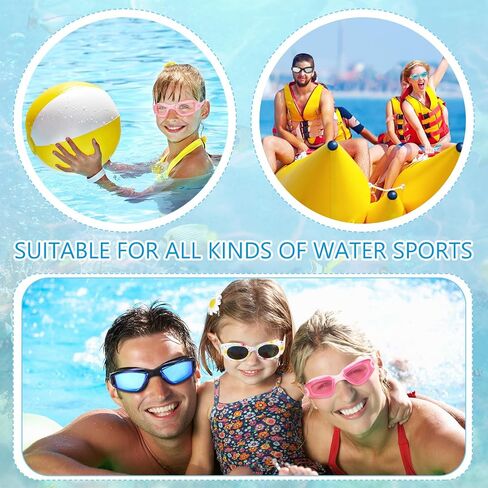12 Pack Swim Goggles for Adult Anti Fog Swimming Glasses Leak Proof Swim Equipment with 12 Waterproof Nose Clips and Earplugs for Men Women Kids Youth in Saudi Arabia