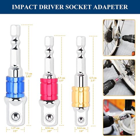 PRIDE&CRAFT 26Pcs Bike Repair Flexible Drill Bit Extension Set,105° Right Angle Drill Attachmentt,1/4 3/8 1/2"Impact Driver Rotatable Socket Adapter,Bits Holder,Bendable Drill Bit Extension Tool Set in Saudi Arabia