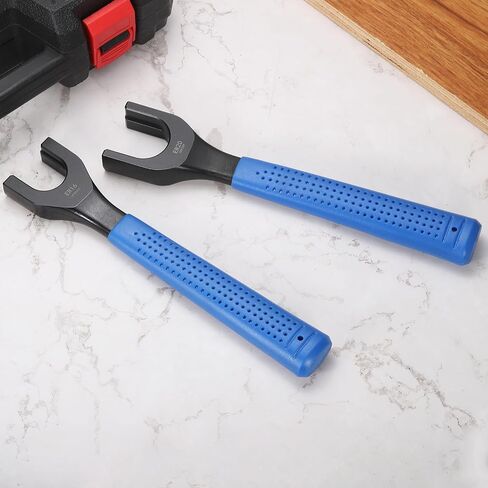 uxcell ER16 O-Type Collet Chuck Wrench Spanner 40CrV Integral Type Nut Spanner with Non-slip Handle for Clamping Nut Milling Machine Lathe Chuck Holder Tools in Saudi Arabia