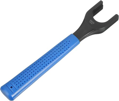 uxcell ER16 O-Type Collet Chuck Wrench Spanner 40CrV Integral Type Nut Spanner with Non-slip Handle for Clamping Nut Milling Machine Lathe Chuck Holder Tools in Saudi Arabia