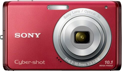 Sony Cybershot DSC-W180 10.1MP Digital Camera with 3x SteadyShot Stabilized Zoom and 2.7-inch LCD (Red) (Renewed) in Saudi Arabia