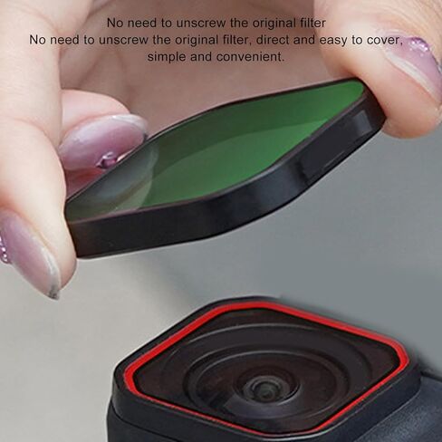 Yunir Lens Filter Set for Pro 2 Camera Accessories,HD Optical Glass ND8 ND16 ND32 ND64 Neutral Density HD Filter Lens Protective Protector Cover for Pro 2 Action Camera in Saudi Arabia