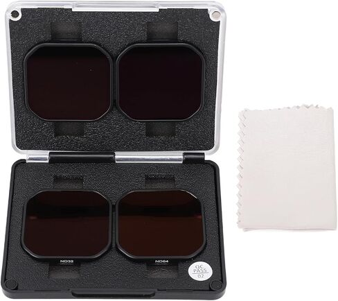 Yunir Lens Filter Set for Pro 2 Camera Accessories,HD Optical Glass ND8 ND16 ND32 ND64 Neutral Density HD Filter Lens Protective Protector Cover for Pro 2 Action Camera in Saudi Arabia