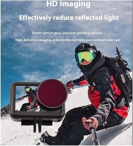 Lens Filter Kit for XTU X3 Camera Multi-Coated HD Optical Glass (UV+CPL+ND8PL+ND16PL+ND32PL+ND64PL) in Saudi Arabia