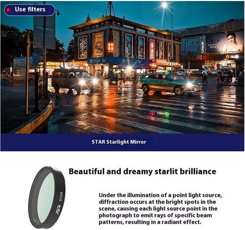 Lens Filter Kit for XTU X3 Camera Multi-Coated HD Optical Glass (UV+CPL+ND8PL+ND16PL+ND32PL+ND64PL) in Saudi Arabia
