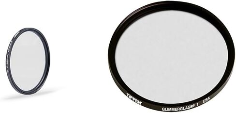 Tiffen 82mm Black Pro-Mist 1/4 Filter (Black Mist) and 82mm Glimmerglass Filter Bundle in Saudi Arabia