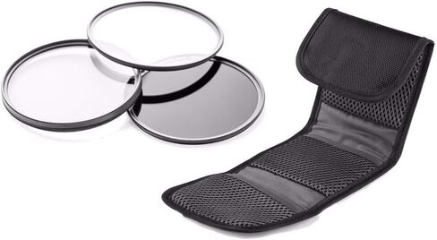 High Grade Multi-Coated, Multi-Threaded, 3 Piece Lens Filter Kit Compatible with Sony RX1R III in Saudi Arabia