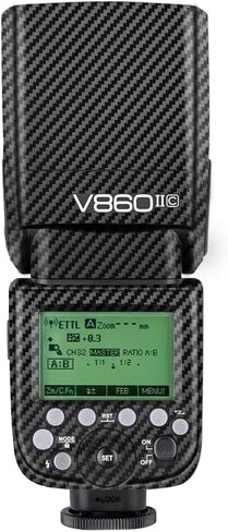 Photography Accessories for Godox V860 II Decal Skin Vinyl Wrap Film Camera Flash Body Protective Sticker Protector Coat V860 II(Matte Black) in Kuwait