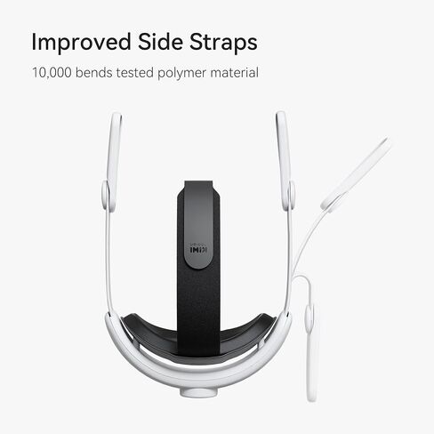 KIWI design Comfort Head Strap Accessories Compatible with Oculus/Meta Quest 2, Elite Strap Replacement for Enhanced Support of VR Headset, NOT for Meta Quest 3/3S in Kuwait