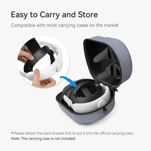 KIWI design Comfort Head Strap Accessories Compatible with Oculus/Meta Quest 2, Elite Strap Replacement for Enhanced Support of VR Headset, NOT for Meta Quest 3/3S in Kuwait