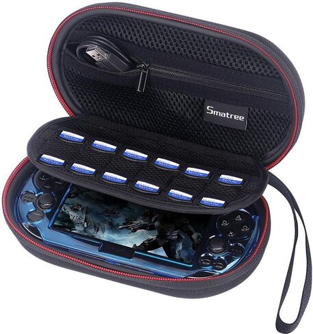 Smatree P100L Carry Case Case متوافق مع PS Vita 1000 ، PSV 2000 ، PS Vita PCH-2000 ، PSP 3000 مع غطاء (وحدة التحكم ، الملحقات والغطاء غير المدرجة) in Saudi Arabia