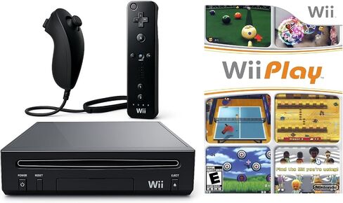 Wii Console Bundle (White) with Wii Play Game (2 Players) -Smart TV Ready (Renewed) in Saudi Arabia