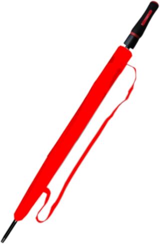 COLLAR AND CUFFS LONDON - 24 Ribs for Super-Strength - Windproof 60mph Extra Strong - Triple Layer Reinforced Frame with Fiberglass - Auto - Hook Handle Wood - Rainbow Canopy Umbrella in Saudi Arabia