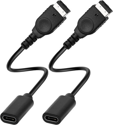 GBA SP to USB C Adapter, USB Type C Adapter for Nintendo DS Original and Gameboy Advance GBA SP Consoles Charging Cable, 2 Pack in Kuwait
