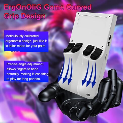 R36MAX Retro Handheld Game Console ، شاشة IPS OCA HD MIPI مقاس 4 بوصات ، نظام Linux مفتوح المصدر و 18000 من الألعاب ، وحدة ألعاب فيديو محمولة 64 جيجابايت. (أسود) in Kuwait