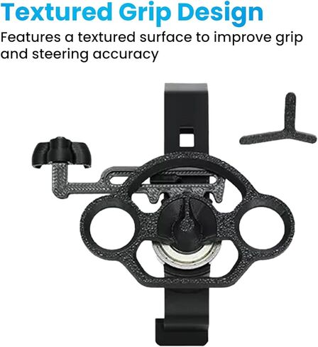 Xhiver Xbox One X/S Controller Mini Teenering Wheel Attachment Games Games Controller Association Audter Wheel Affectory for Xbox (Black ، 1 pack) in Kuwait