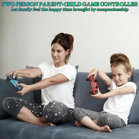 وحدة التحكم اللاسلكية Degulan متوافقة مع وحدة التحكم PS-2 ، GamePad عن بُعد للعب 2 (Clearred و ClearBlue) in Kuwait