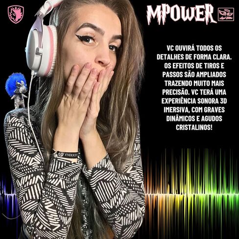 SADES MPOWER Stereo Gaming Headset for PS4, PC, Mobile, Noise Cancelling Over Ear Headphones with Retractable and Flexible Mic & Soft Memory Earmuffs for Laptop Nintendo Switch Games-Angel Edition in Kuwait
