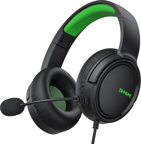 سماعة ألعاب Binnune مع MIC لسلسلة PS5 Xbox S | X PS4 Xbox 1 PC NS ، سماعات Gamer السلكية السلكية مع الميكروفون لـ PS 4 | 5 Xbox1 in Kuwait