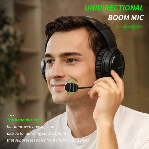 سماعة ألعاب Binnune مع MIC لسلسلة PS5 Xbox S | X PS4 Xbox 1 PC NS ، سماعات Gamer السلكية السلكية مع الميكروفون لـ PS 4 | 5 Xbox1 in Kuwait