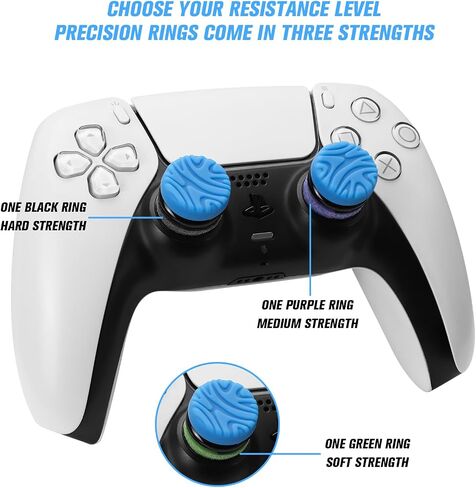 6 أجهزة كمبيوتر حلقات دقة ل PS5 ، و AIM Enhancement Kit لـ PlayStation 5 (PS5) و PlayStation 4 (PS4) ، وأداء الإبهام ، و 2 راهبة و 2 من الارتفاع الأسود والأسود والأرجواني in Kuwait