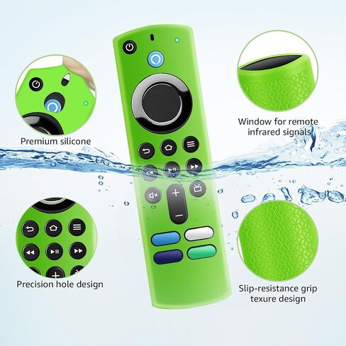 （3 Pack） ONEBOM Silicone Protective Remote Case Cover, Silicone Control Cover Skin| Glow in The Dark(Green&Purple&Orange) in Saudi Arabia