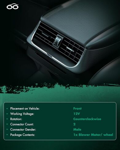 SCITOO ABS محرك سخان من البلاستيك ث/مروحة مقاومات HVAC محركات منفاخ A/C مناسبة لـ 2009-2010 لـ Pontiac Vibe /2011-2016 لـ Scion tC /2008-2015 لـ Scion xB /2009-2013 لـ Toyota Corolla in Kuwait