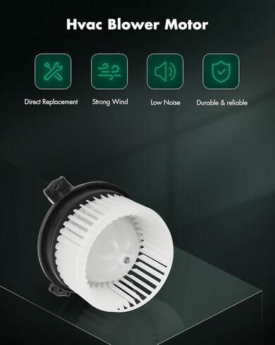 SCITOO ABS محرك سخان من البلاستيك ث/مروحة مقاومات HVAC محركات منفاخ A/C مناسبة لـ 2009-2010 لـ Pontiac Vibe /2011-2016 لـ Scion tC /2008-2015 لـ Scion xB /2009-2013 لـ Toyota Corolla in Kuwait