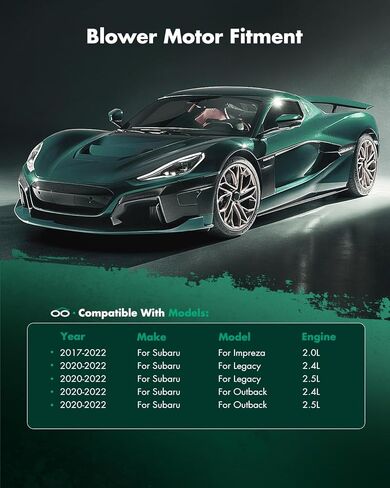 SCITOO ABS محرك سخان من البلاستيك ث/مروحة مقاومات HVAC محركات منفاخ A/C مناسبة لـ 2009-2010 لـ Pontiac Vibe /2011-2016 لـ Scion tC /2008-2015 لـ Scion xB /2009-2013 لـ Toyota Corolla in Kuwait