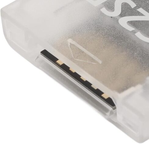قارئ بطاقة GC2SD لمحول بطاقة التخزين الصغيرة ، بطاقة ذاكرة Micro Console مع الحد الأقصى للذاكرة المتوافقة مع GC ووحدة التحكم والتوصيل والتشغيل (شفاف) in Saudi Arabia