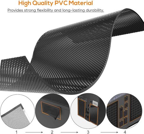 Dust Filter for Xbox Series X Console- 8 Silicone Plugs and 4 PVC Meshs Set, Anti-Dust Vent Cover Dustproof Case X-Series X Accessories with 6 Thump Grip Caps for Xbox Controllers in Kuwait