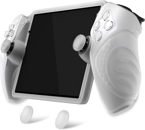 PlayVital Design for PS Portal Cover, Guardian Edition Silicone Protective Case for PS Portal Remote Player with Thumb Grips - Shockproof, Anti-Slip Grip Accessories - Black in Saudi Arabia