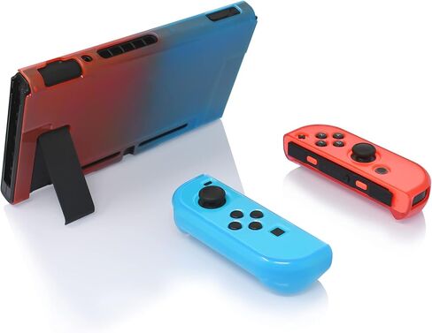 FYOUNG Upgrade Switch 2 Protective Case&Screen Protector Set,Dockable Cover | Cute Hard Shell Skin for Nintendo Switch 2 Console Accessories,Travel-Friendly,Kickstand Cutout(Blue, for Switch 2 7.9inch) in Saudi Arabia