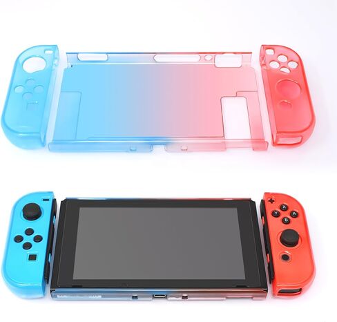 FYOUNG Upgrade Switch 2 Protective Case&Screen Protector Set,Dockable Cover | Cute Hard Shell Skin for Nintendo Switch 2 Console Accessories,Travel-Friendly,Kickstand Cutout(Blue, for Switch 2 7.9inch) in Saudi Arabia