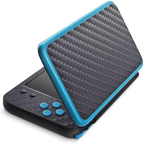 ألعاب Skinit Scenit Maming Agming متوافقة مع 2DS XL (2017) - تصميم مواد نسيج ألياف الكربون الفضية in Saudi Arabia