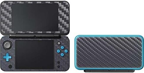ألعاب Skinit Scenit Maming Agming متوافقة مع 2DS XL (2017) - تصميم مواد نسيج ألياف الكربون الفضية in Saudi Arabia