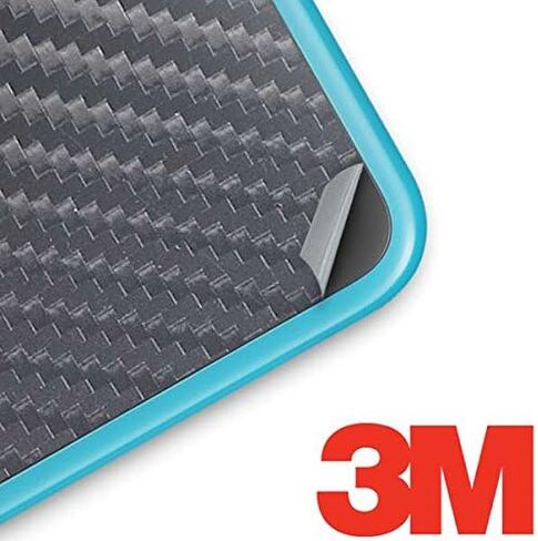 ألعاب Skinit Scenit Maming Agming متوافقة مع 2DS XL (2017) - تصميم مواد نسيج ألياف الكربون الفضية in Saudi Arabia
