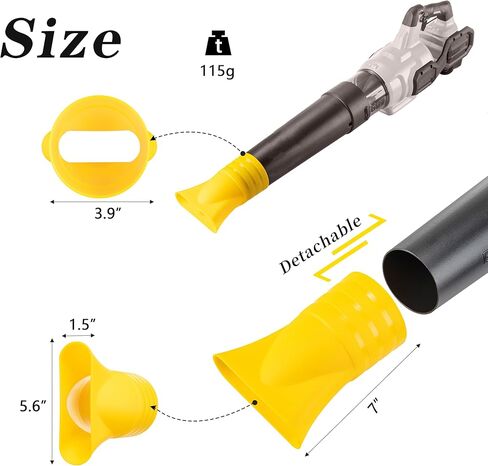 Flat Nozzle for DeWalt 60V MAX Flexvolt Leaf Blower Flat, Work for DeWalt DCBL772X1 & DCBL772B & DCMBA572(1 Pack, no Tool) in Kuwait