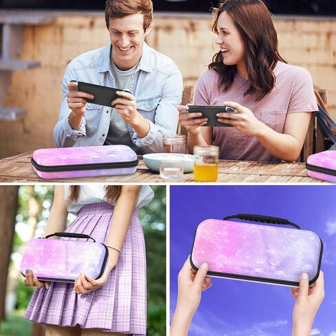 Larstylee Switch 2 Carrying Case with Protective Hard Shell, Soft Inner Lining, 10 Game Card Slots & Mesh Pocket for Nintendo Switch 2 (2025)/Switch/OLED Skin in Kuwait