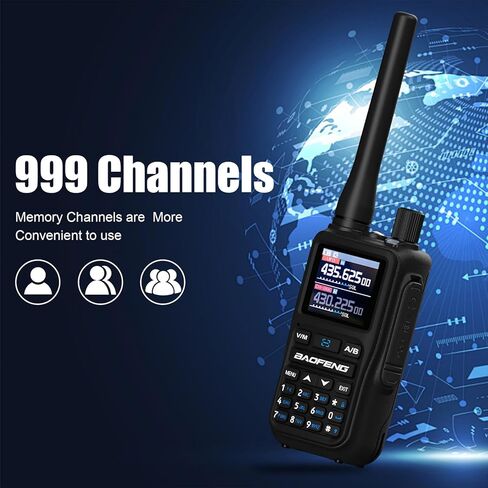 Baofeng UV-5R Mini ثنائية الراديو البرتقالي BF-5R MINI Walkie Talkie Bluetooth الطاقة القابلة للتعديل نسخ التردد الحجم الصغير 999 النوع C من النوع الأربعة ألوان لحم الخنزير المحمول (الأخضر) in Kuwait