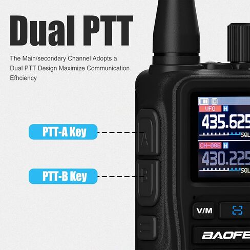 Baofeng UV-5R Mini ثنائية الراديو البرتقالي BF-5R MINI Walkie Talkie Bluetooth الطاقة القابلة للتعديل نسخ التردد الحجم الصغير 999 النوع C من النوع الأربعة ألوان لحم الخنزير المحمول (الأخضر) in Kuwait
